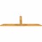 Ekena Millwork Portland Rough Sawn Timber Gable Bracket, Western Red Cedar, 72"W x 24"H x 2"D x 4"F, 8/12 Pitch GBW072X24X0204POR00RWR - alternate 2